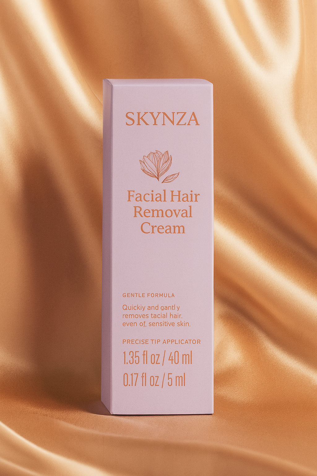 Skynza Women's Facial Hair Removal Cream with Calming Serum, 1.35 Fl Oz