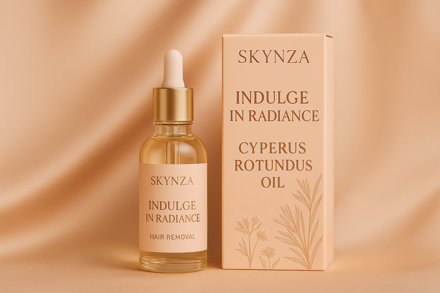 Cyperus Rotundus Oil for Hair Removal, 100% Pure & Natural, Balances Skin Tone, Suitable for All Skin Types, 2.02 Fl.Oz