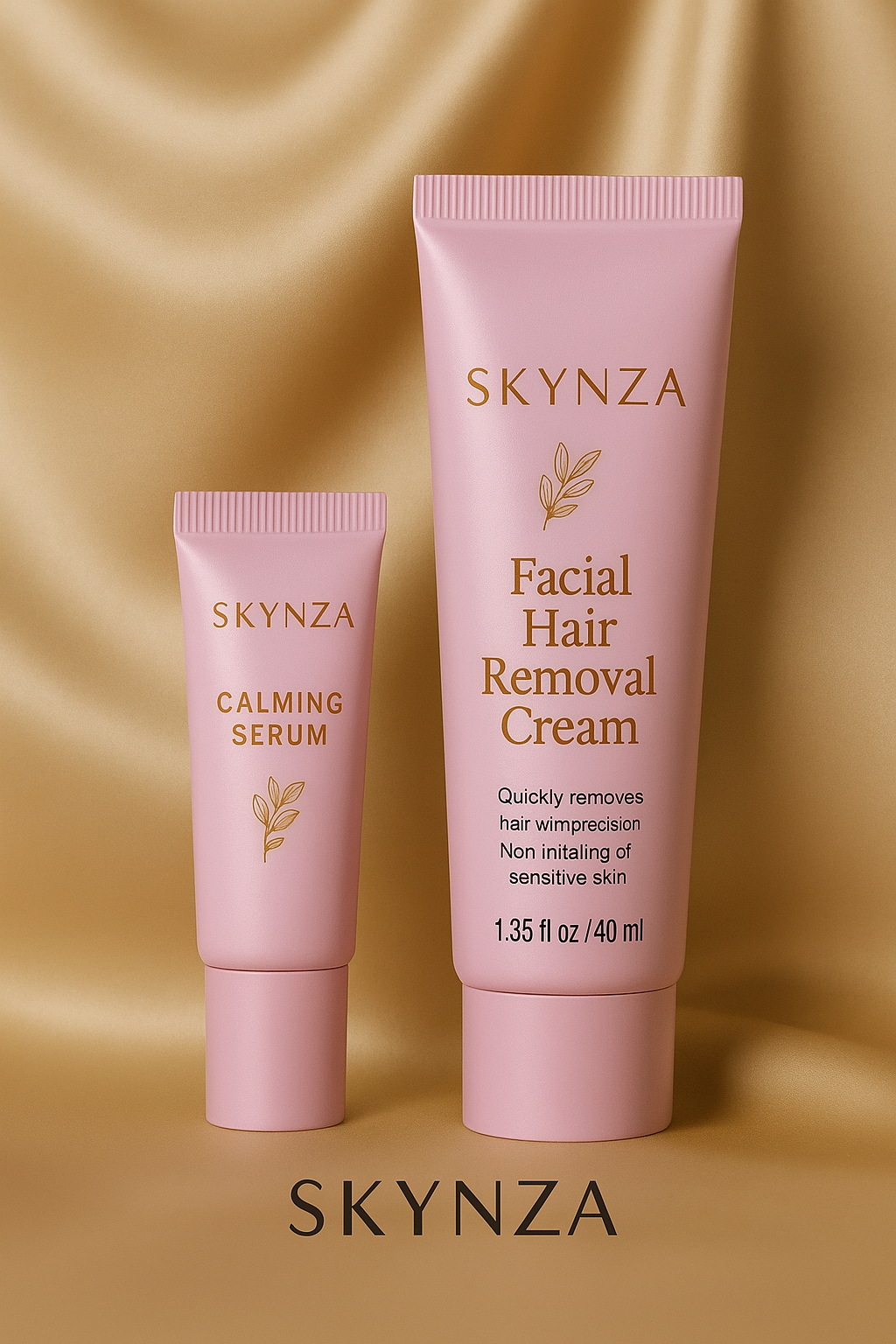 Skynza Women's Facial Hair Removal Cream with Calming Serum, 1.35 Fl Oz